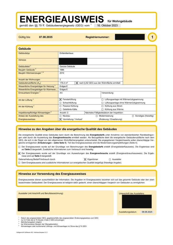 Energieausweis